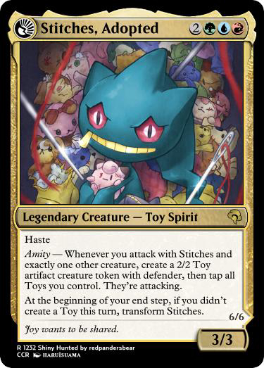 Stitches, Adopted