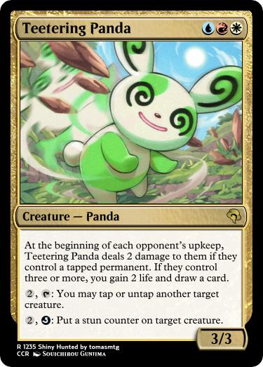 Teetering Panda