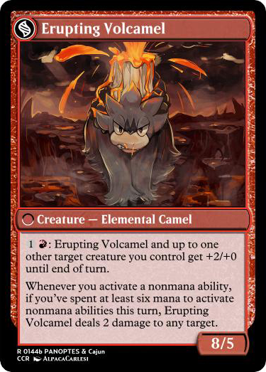 Erupting Volcamel