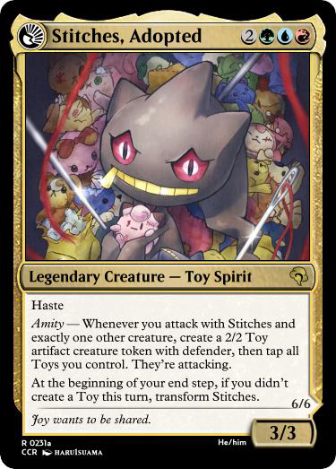 Stitches, Adopted