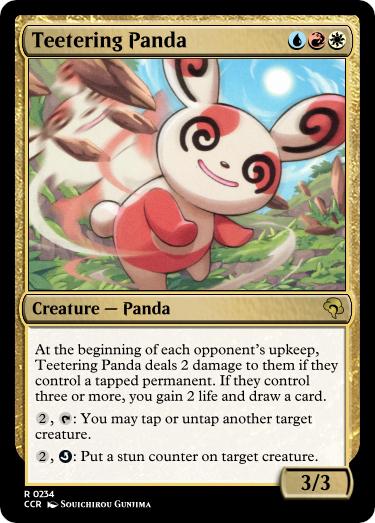 Teetering Panda