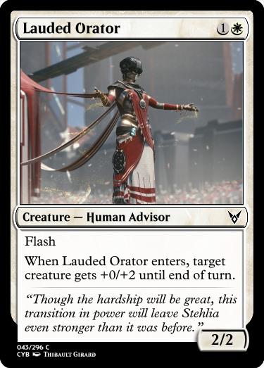 Lauded Orator