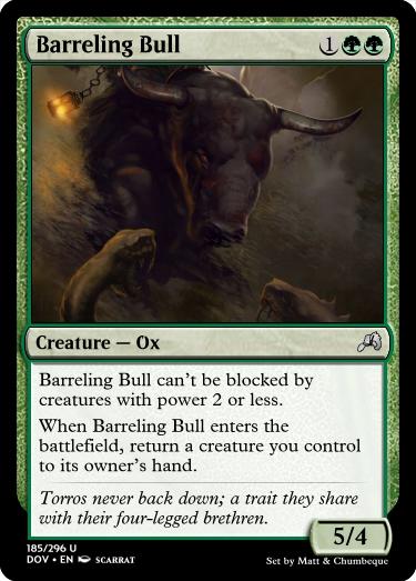 Barreling Bull