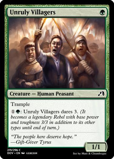 Unruly Villagers