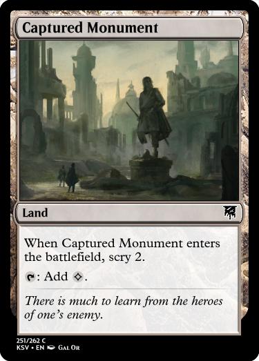 Captured Monument