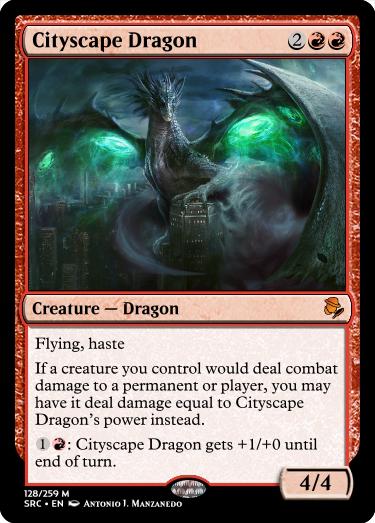 Cityscape Dragon