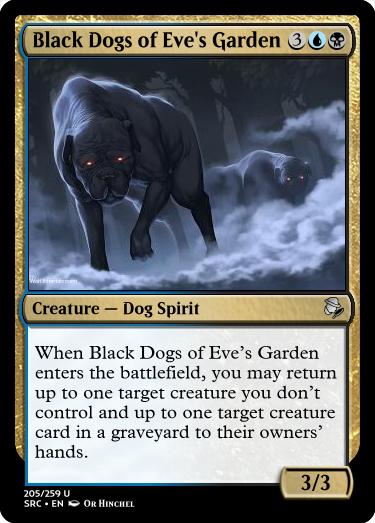 Black Dogs of Eve's Garden