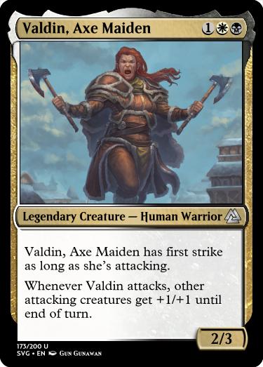 Valdin, Axe Maiden